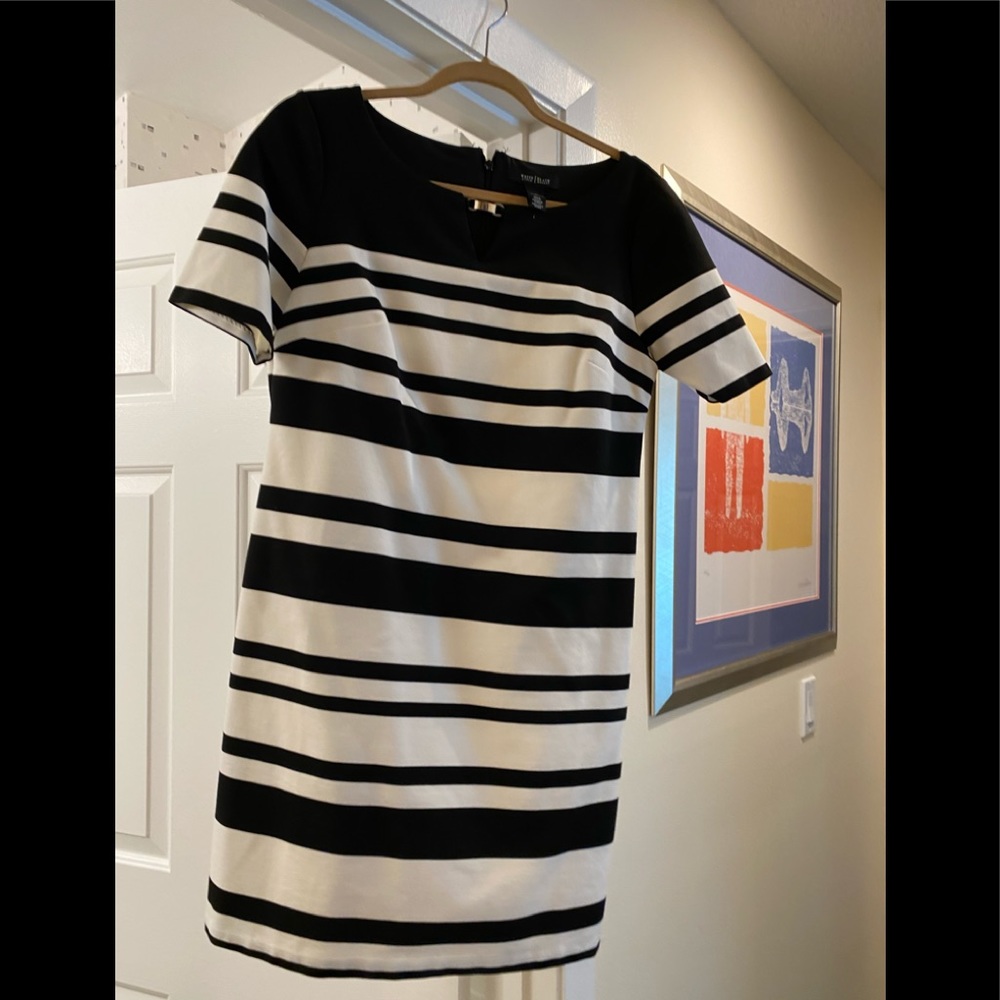 Black/white worn once